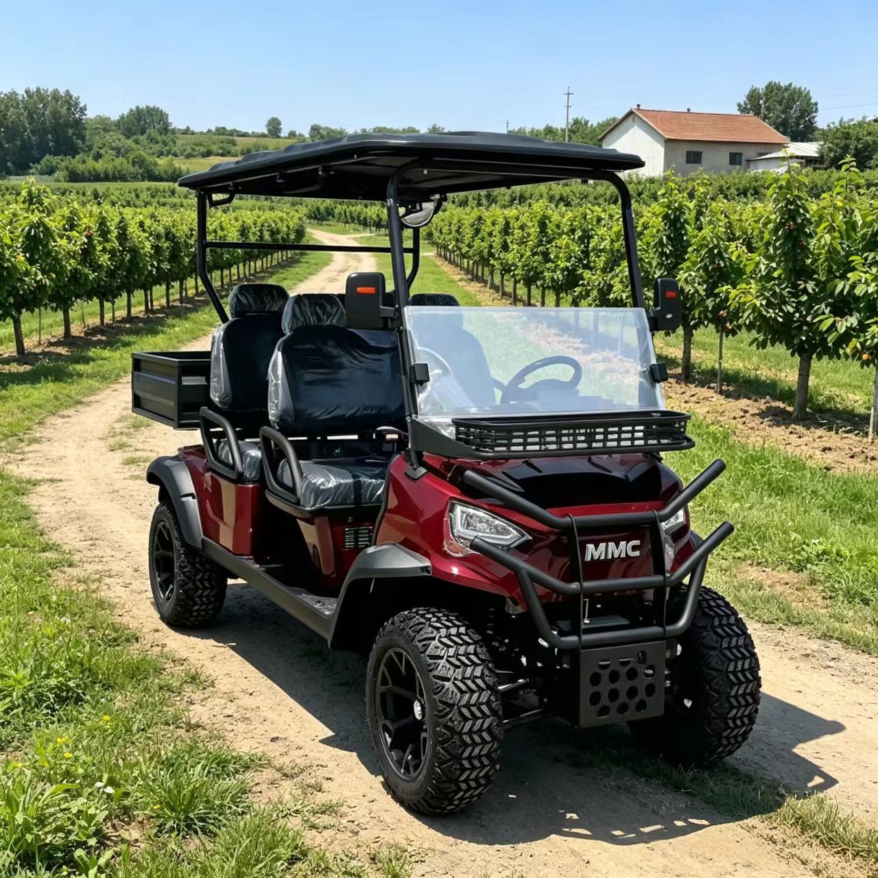 Electric Utv 4 Seater - UTV a 4 posti con cassone,
