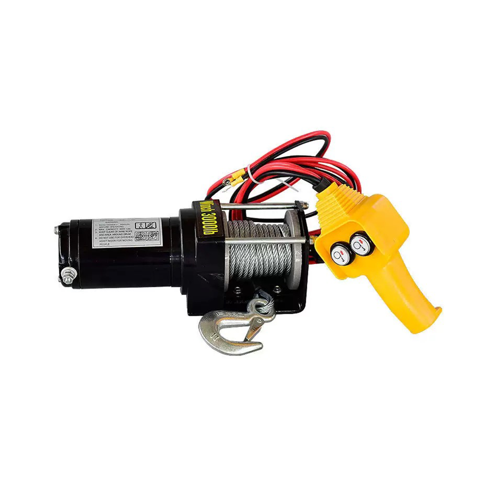 Atv Winch 3000Lb - Verricello Elettrico 12V 3000lb Resistente e