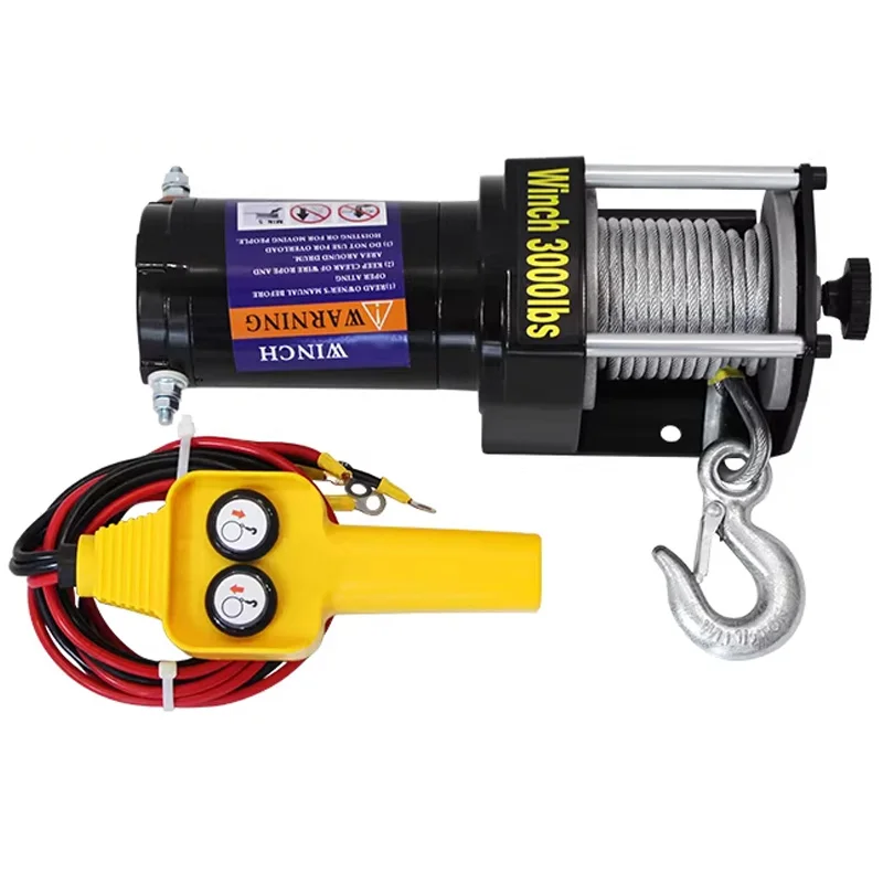 Atv Winch 3000Lb - Verricello elettrico da 2000 libbre/3000 libbre