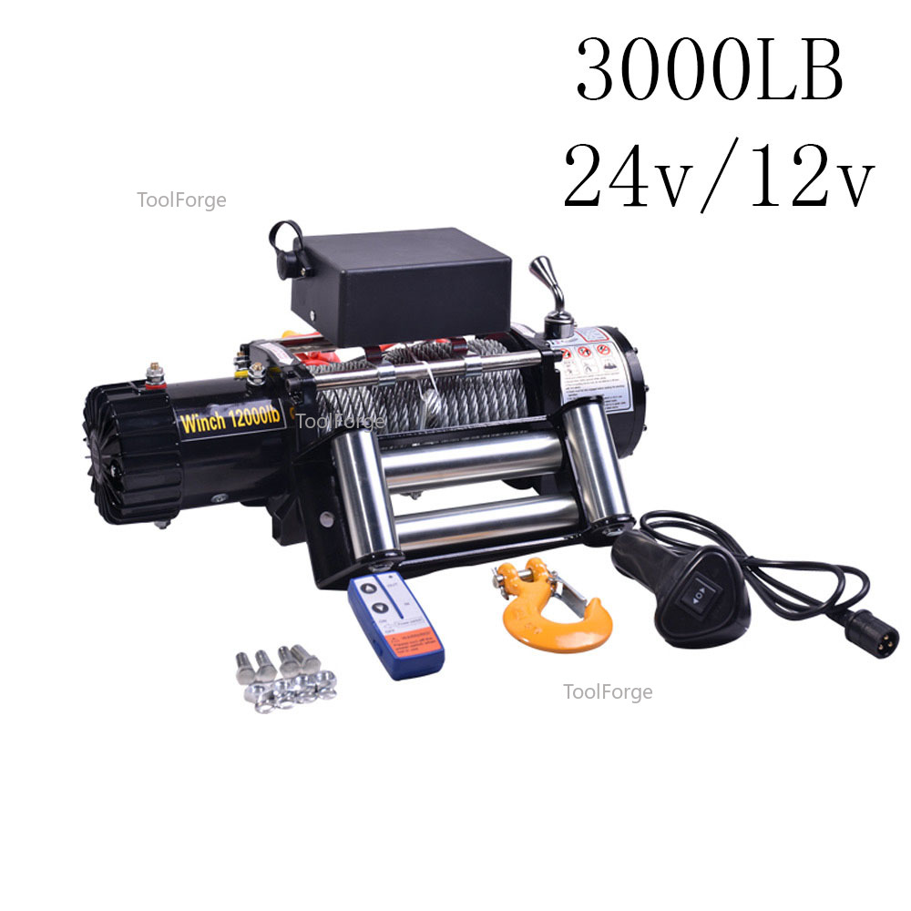 12V/24V Verricello Elettrico 3 - Atv Winch 3000Lb recensione e prezzo
